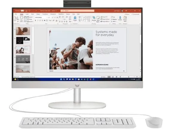 Computador All-in-One 240 G10 23.8" I5-1334 FHD 8GB/512GB SSD W11P Branco