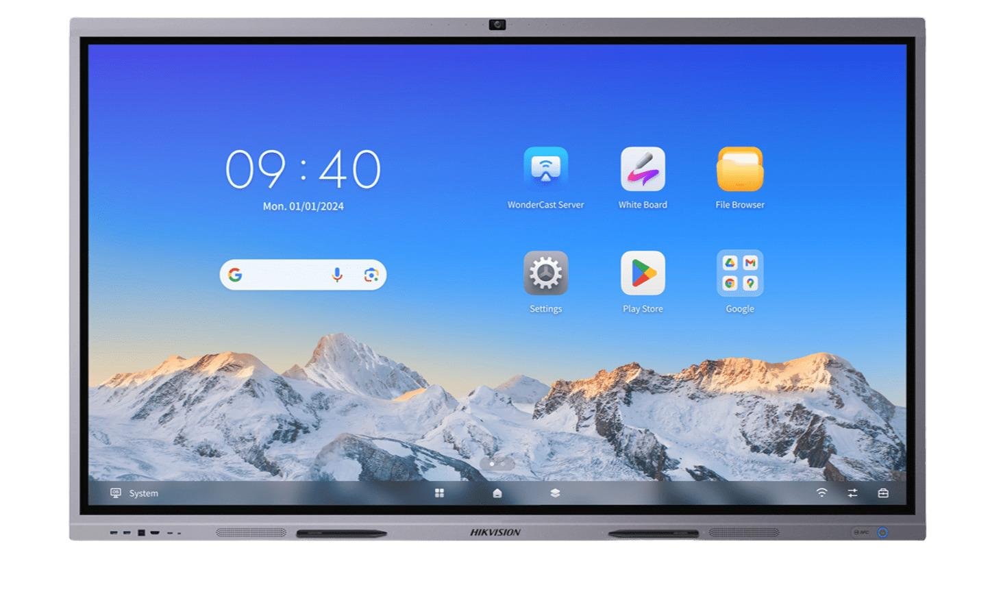 Painel Interactivo para Videoconferência 4K 65" Android 8GB
