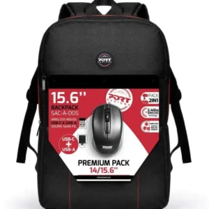 A Mochila Port Designs Premium 15.6" Backpack + Rato (Oferta)